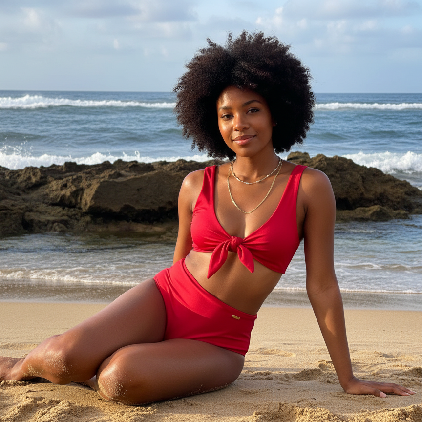 Scarlet Tide Luxe Bikini Set
